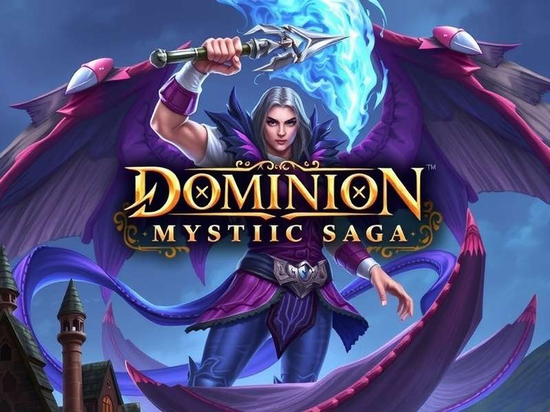 Dominion Mystic Saga fantasy art showing Indian warriors and mythical creatures in kingdom battle